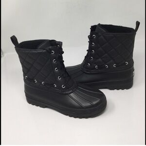SPERRY BOOTS BLACK 7.5